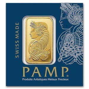 1 gram Gold Bar - PAMP Suisse